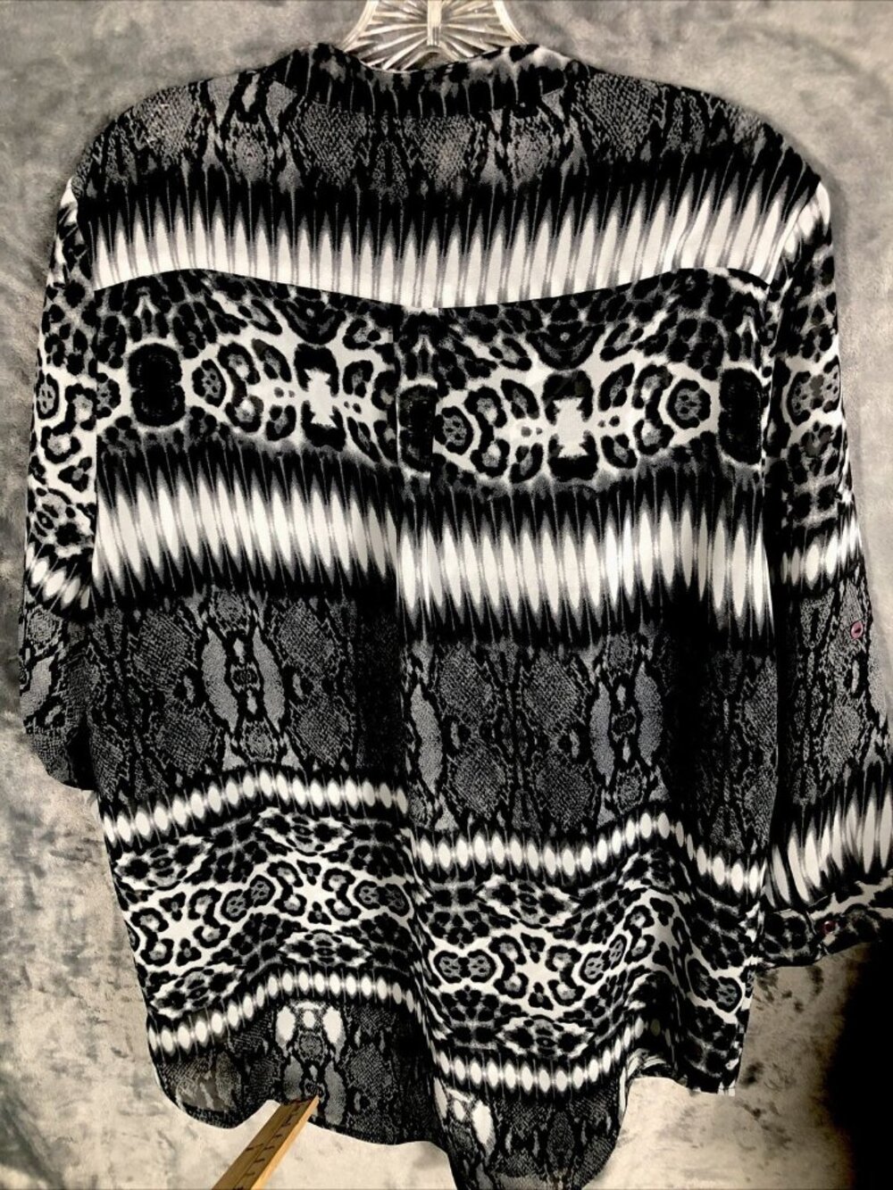 Antilim Femme Women’s Blouse Black & White Top X Large - Picture 15 of 16